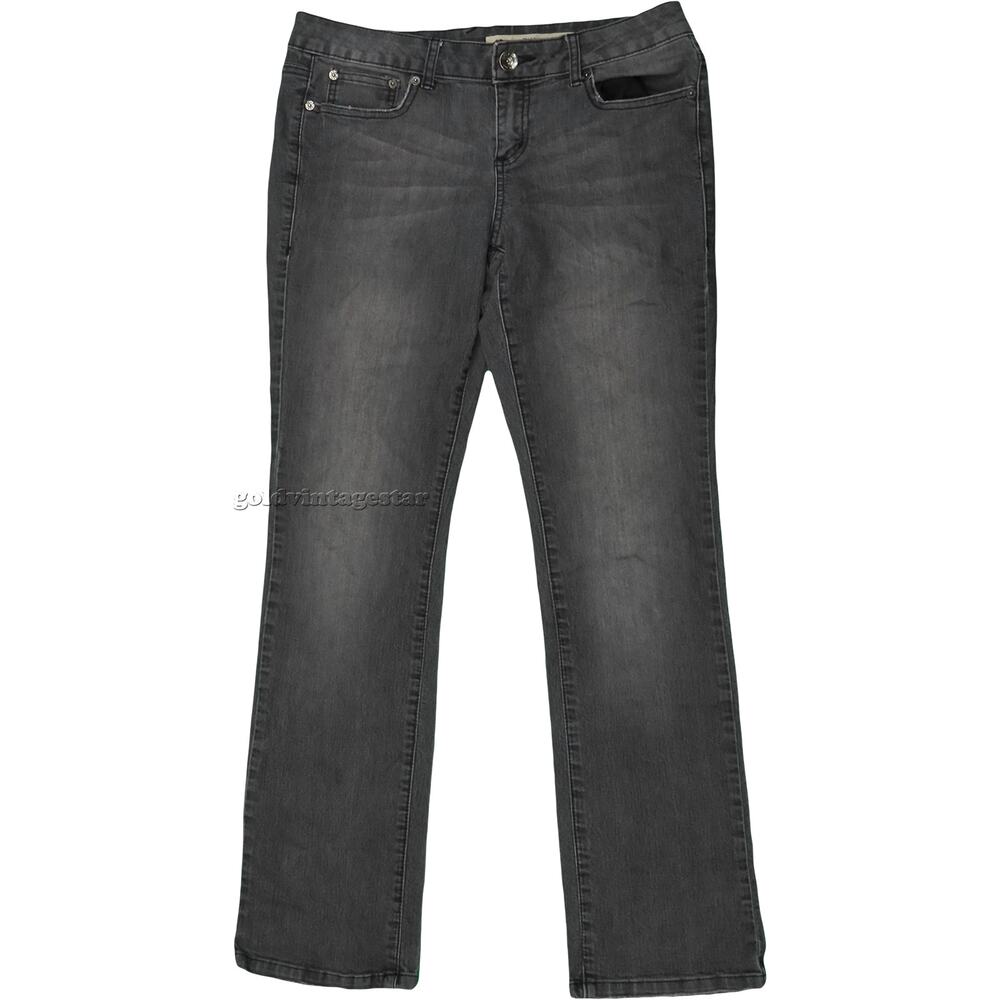 Y2K Vintage DKNY Black Low Rise Denim Jeans 33